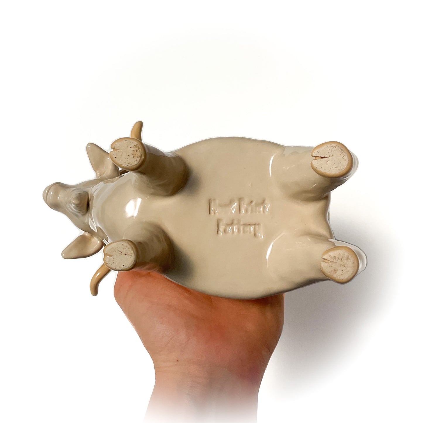 Angora Goat Pot - Ceramic Goat Planter