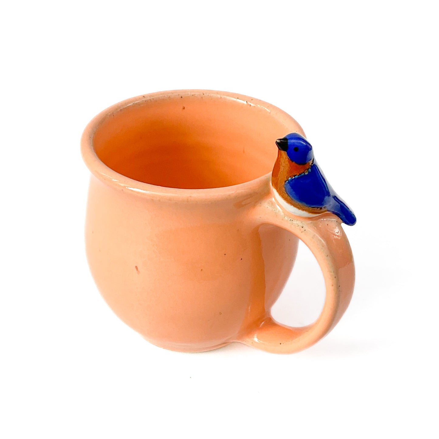 Stoneware Bluebird Mug - 11 ounce Ceramic Mug