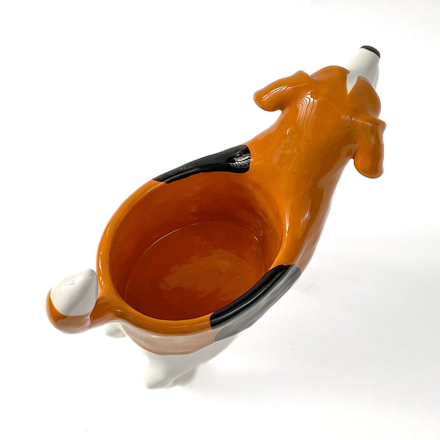 Beagle Dog Planter - Ceramic Dog Plant Pot