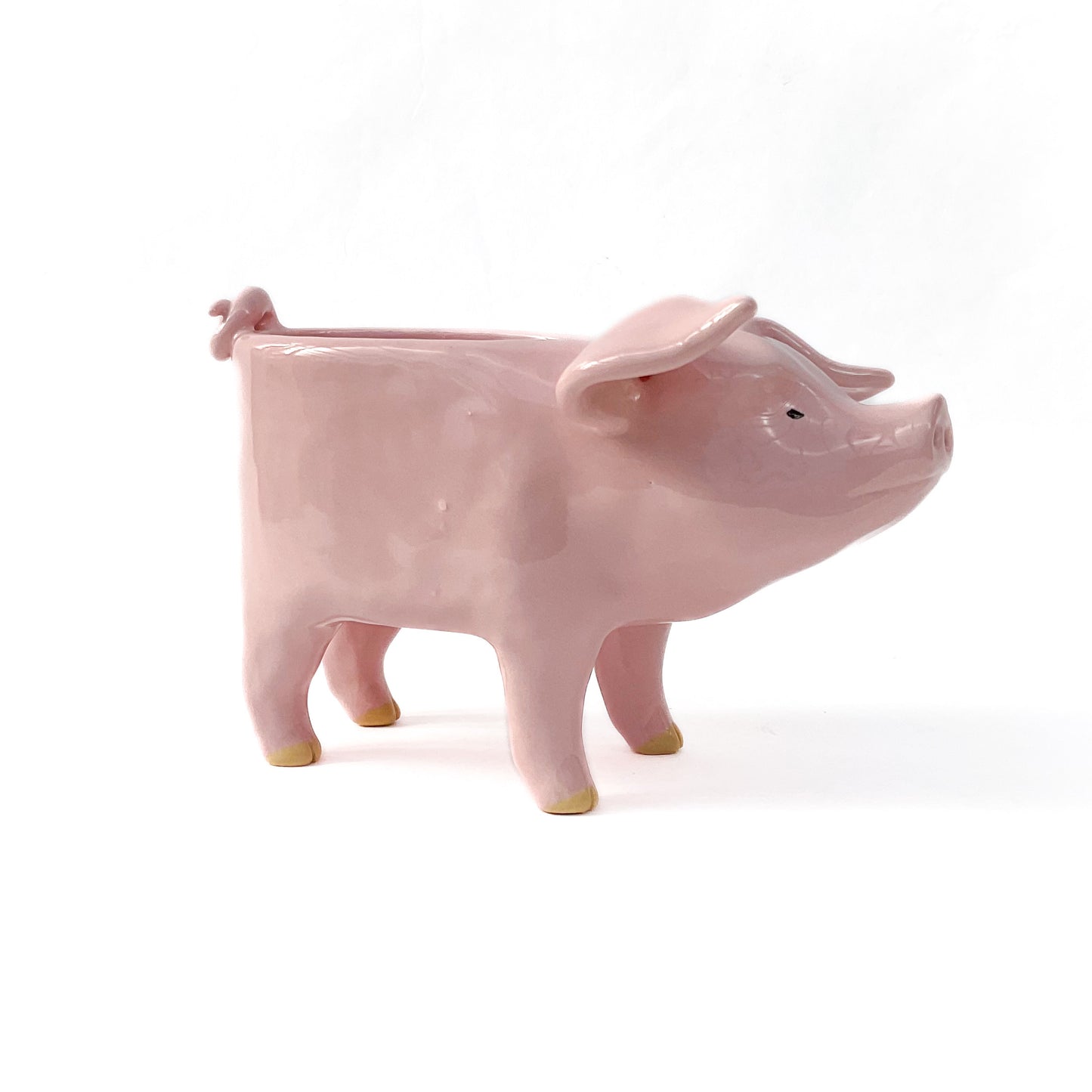 Pink Yorkshire Pig Pot