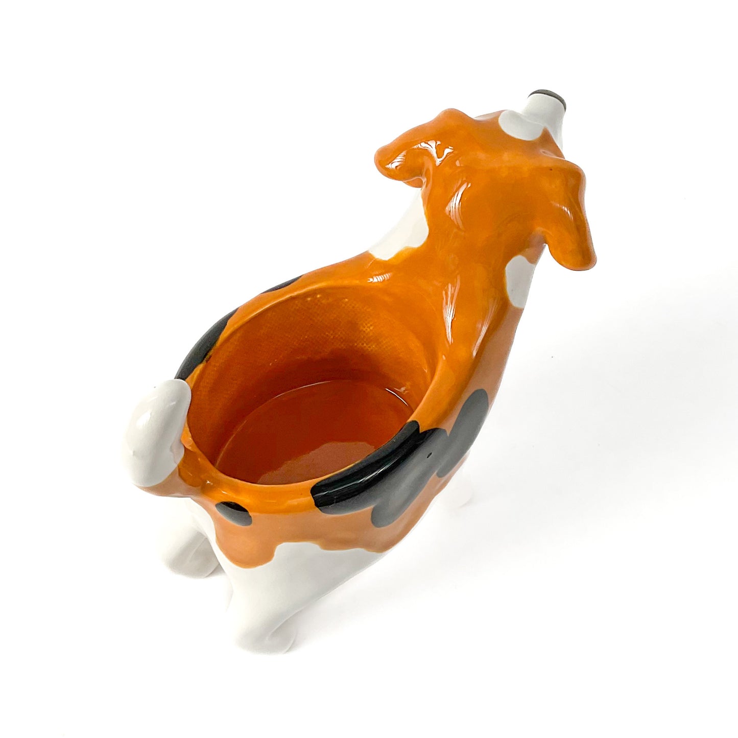 Beagle Dog Planter - Ceramic Dog Plant Pot