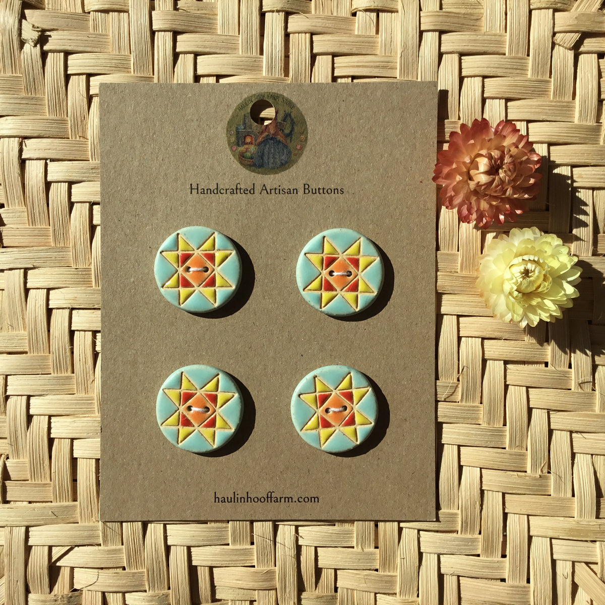 Ohio Star Quilt Button Packs