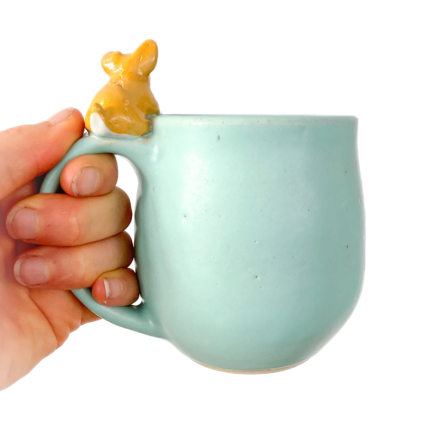 Stoneware Corgi Mug - 14 ounce Ceramic Mug