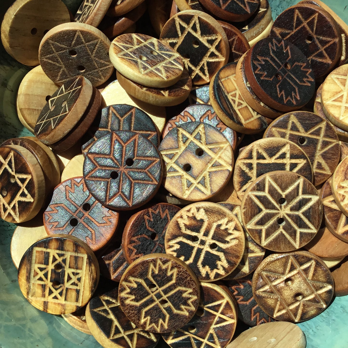 BULK Discounted Seconds Wood Buttons