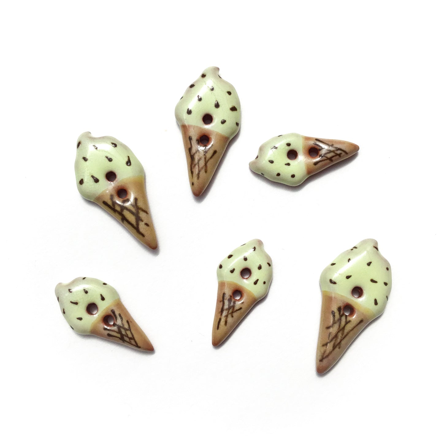 Ice Cream Cone Buttons