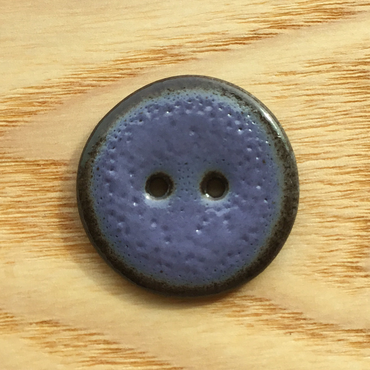 Assorted Colors GLOSSY Black Clay Buttons  1"