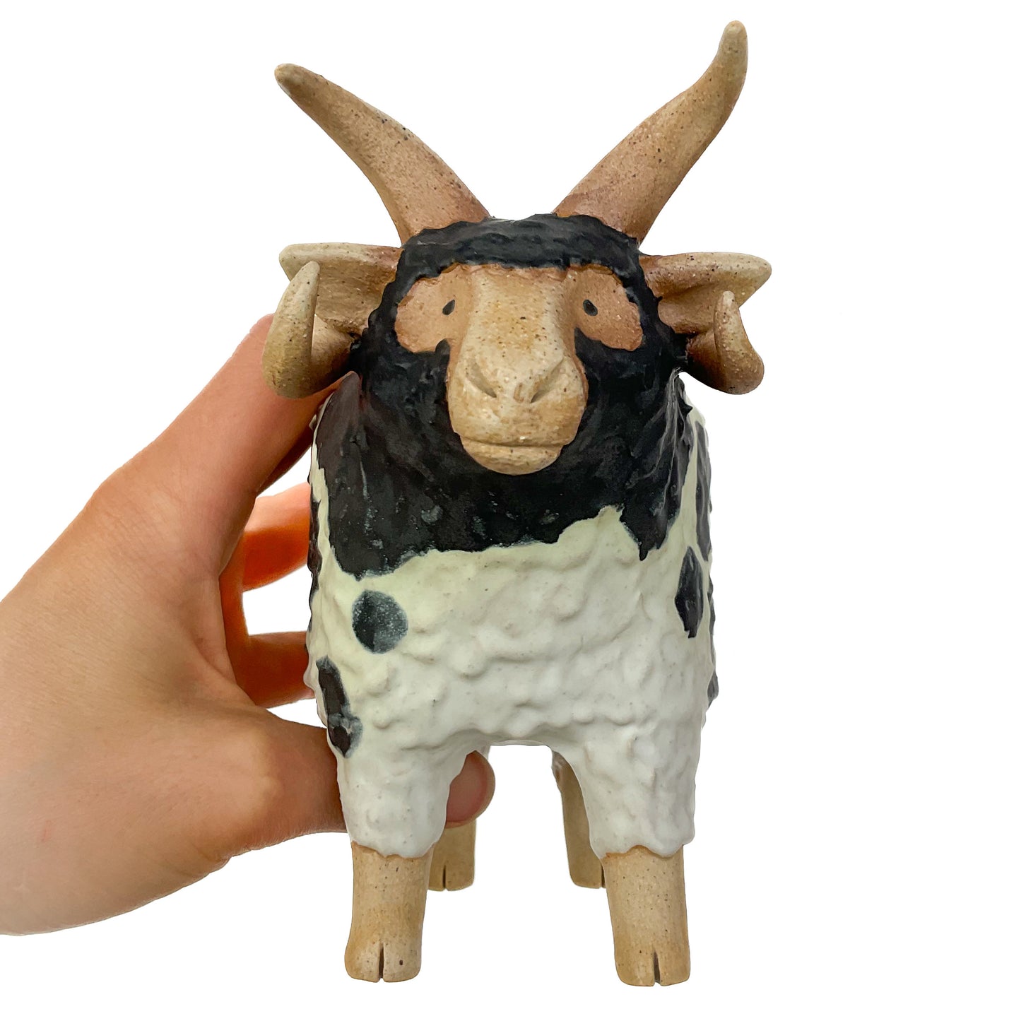 Stoneware Jacob Pot - Ceramic Sheep Planter