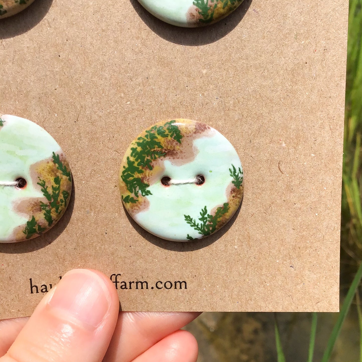 ‘Riverbank Otter’ 1-1/16” one-of-a-kind 4-pack