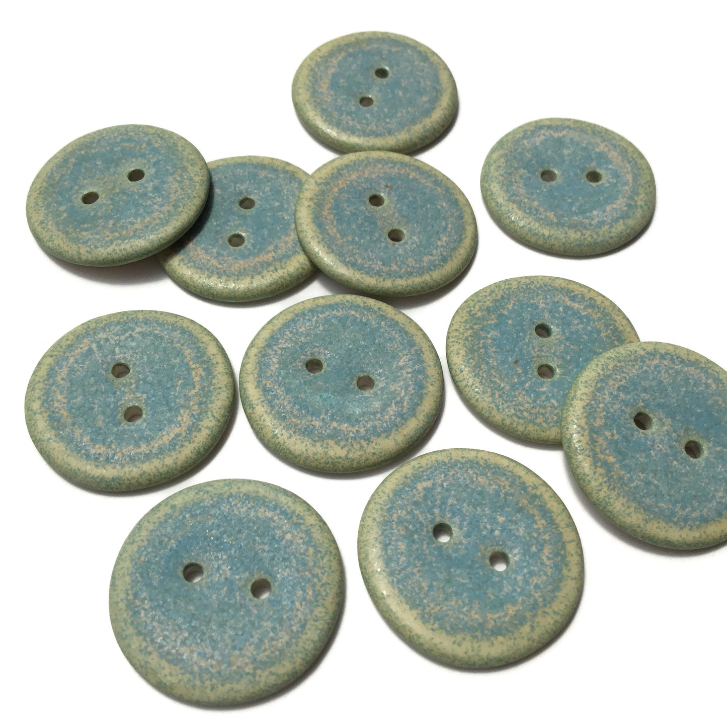 ‘Rip Tide’ Porcelain Buttons  1"