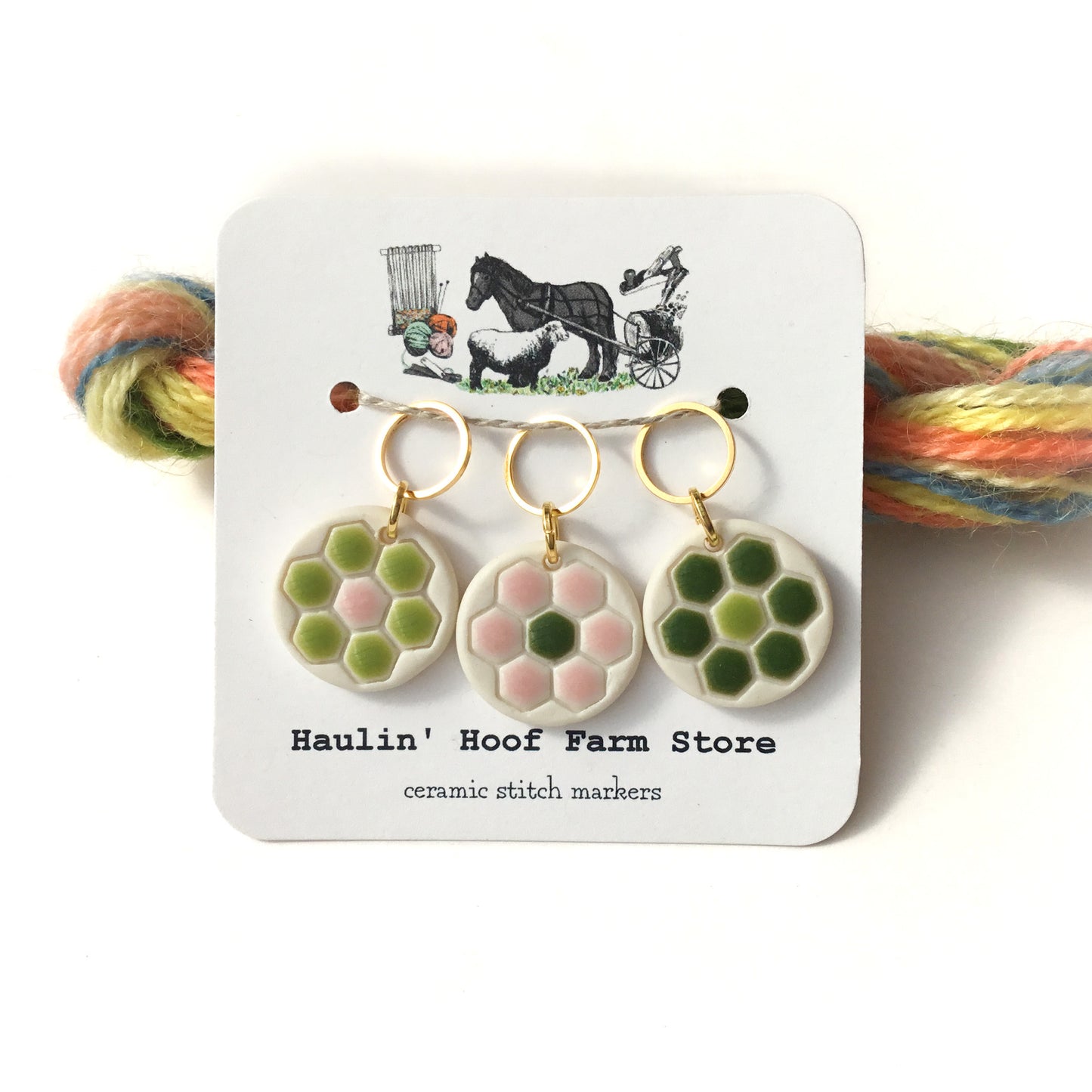 Grandma's Flower Garden Stitch Marker Sets