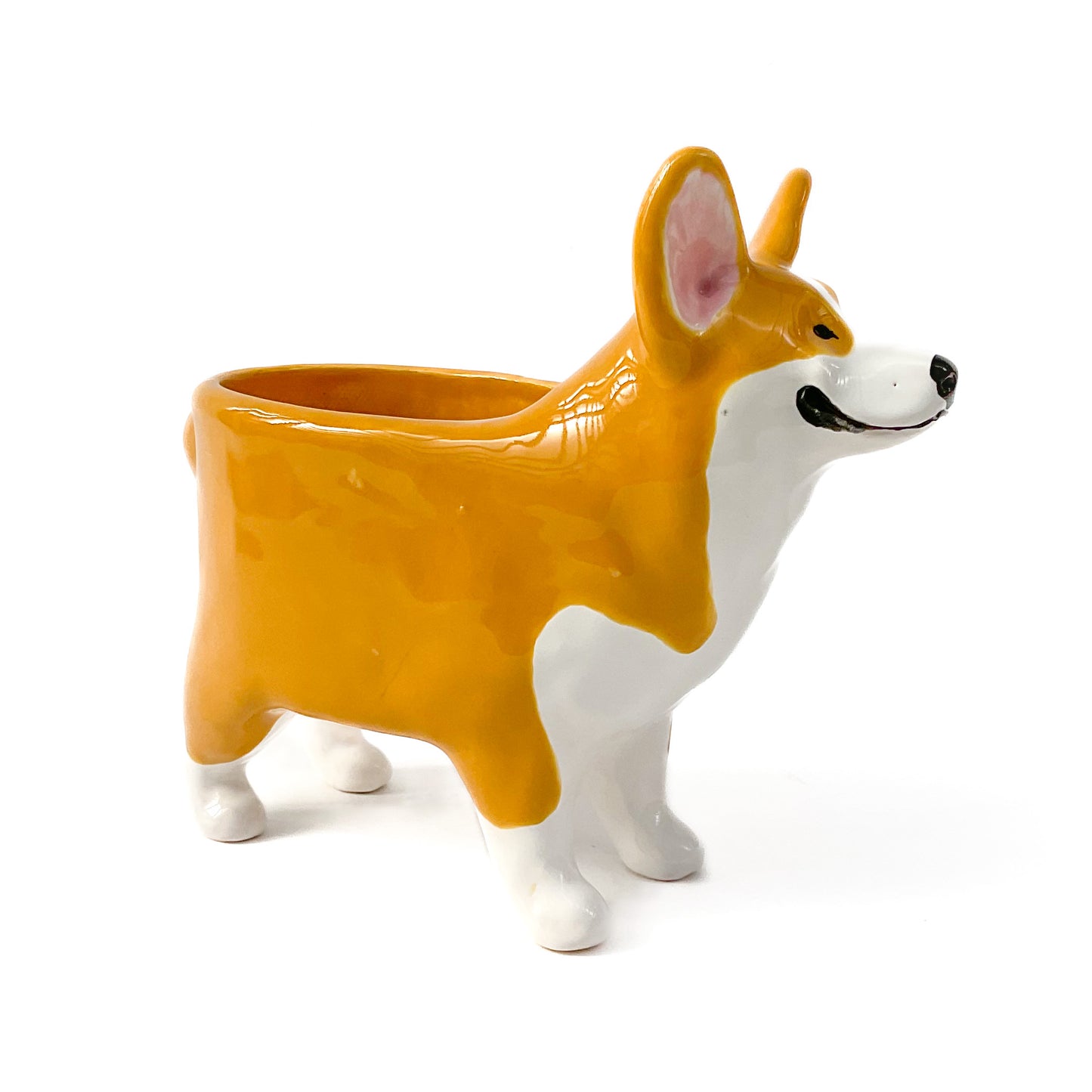 Corgi Dog Planter - Ceramic Dog Plant Pot