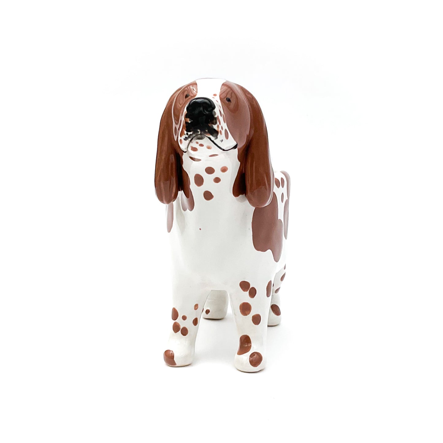 Springer Spaniel Dog Planter - Ceramic Dog Plant Pot