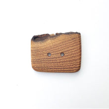Load image into Gallery viewer, Live Edge Black Locust Wood Button - 1 5/8&quot; x 1 1/4&quot; Large Wooden Button