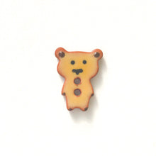 Load image into Gallery viewer, (Wholesale Accounts Only) 5/8&quot; x 3/4&quot; Teddy Bear - flat - red clay