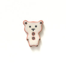 Load image into Gallery viewer, (Wholesale Accounts Only) 5/8&quot; x 3/4&quot; Teddy Bear - flat - red clay