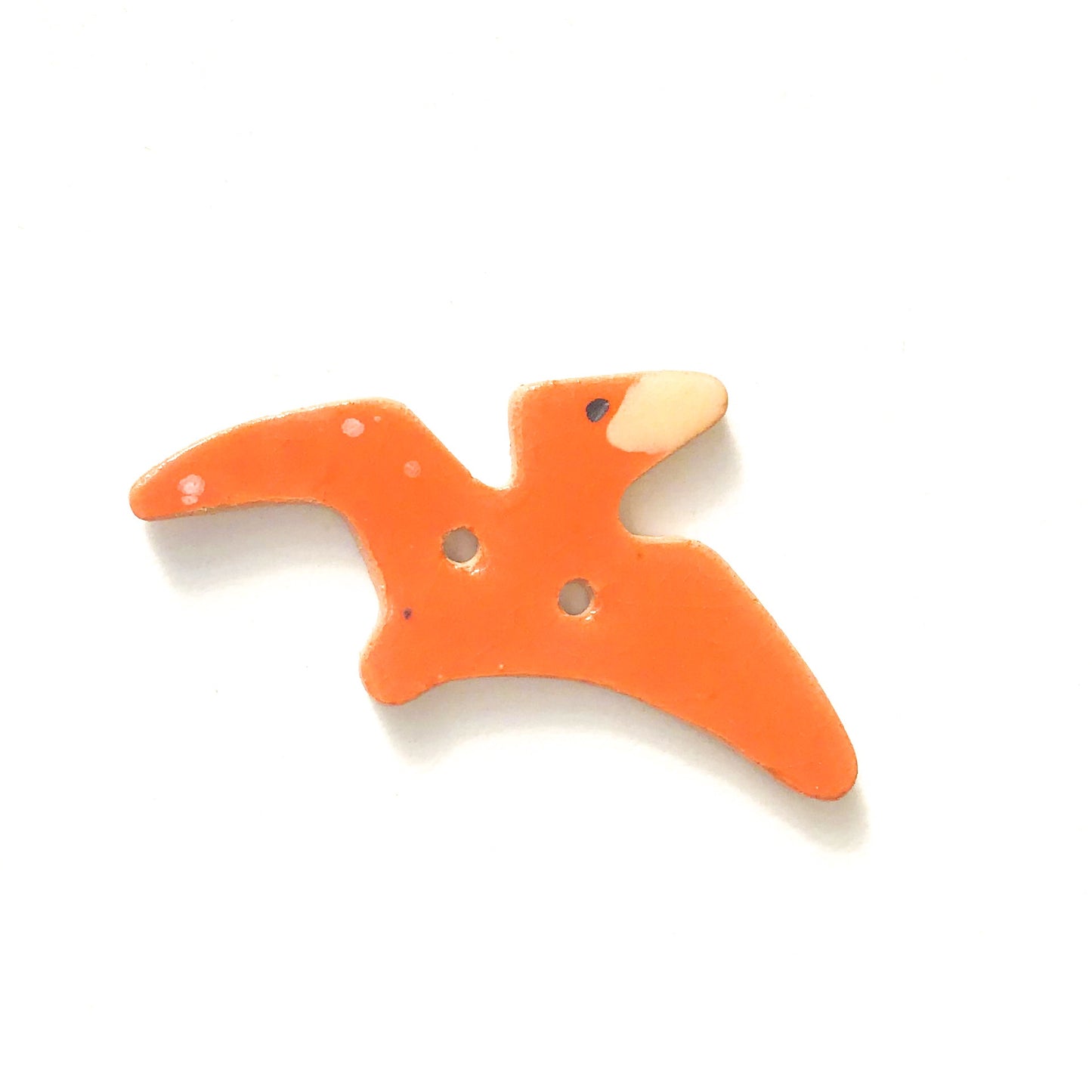 Pterodactyl Buttons - Ceramic Dinosaur Buttons - Children's Animal Buttons (ws-163)
