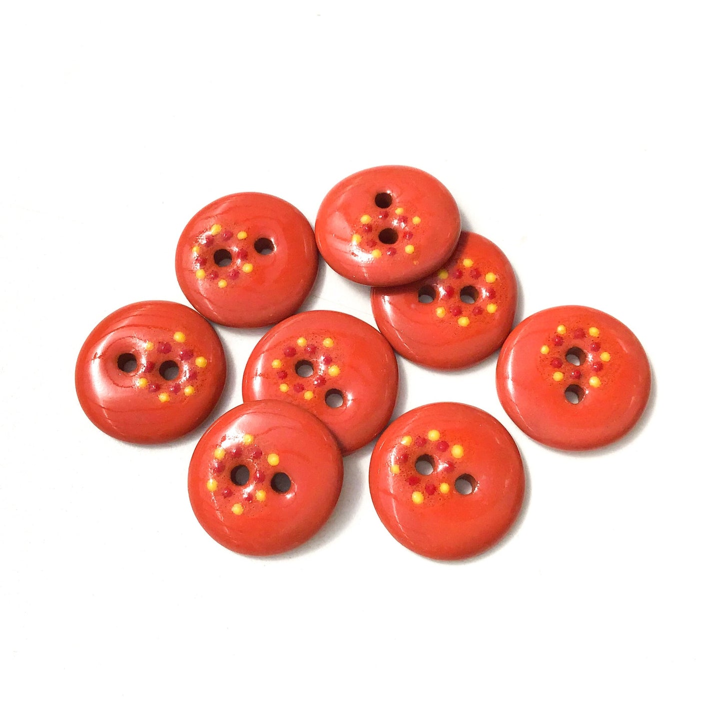 (Wholesale Accounts Only) 5/8" Spark - round - pillowed - red clay