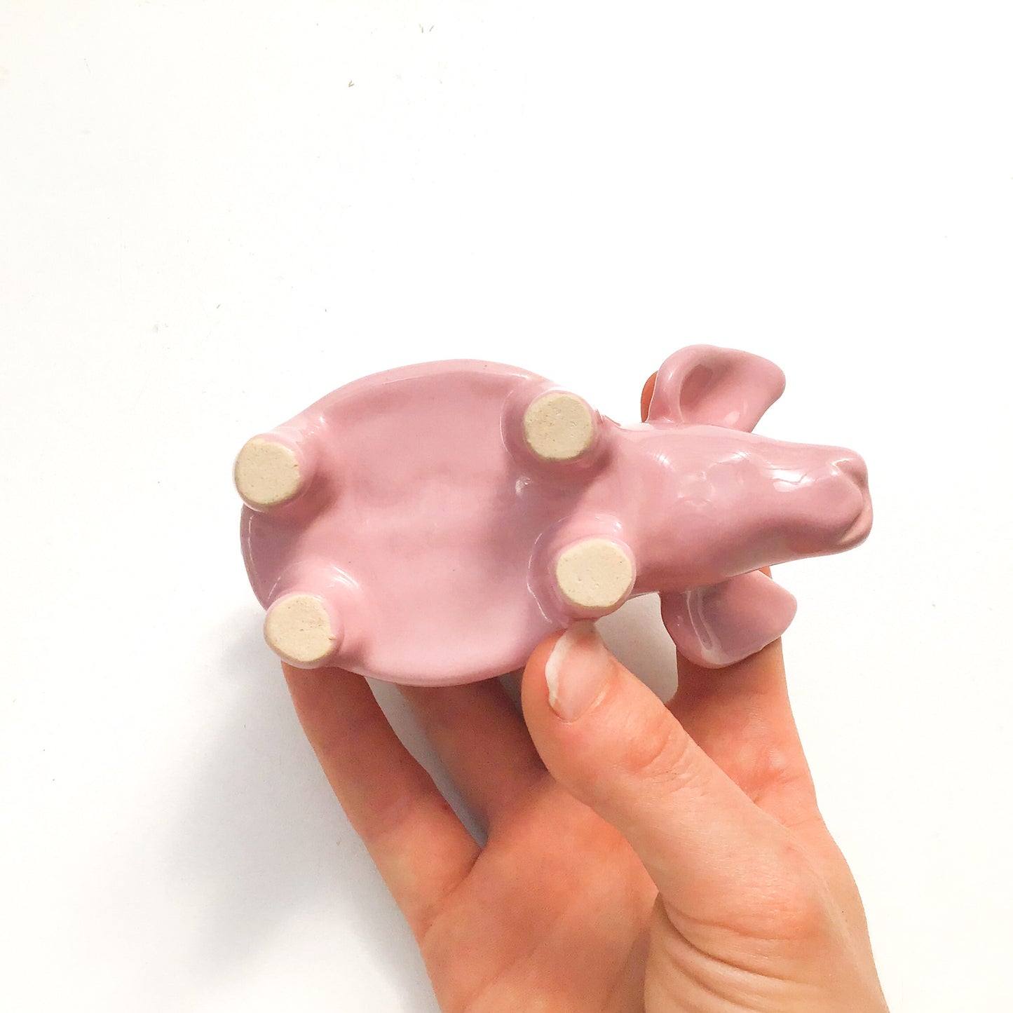 Little Pink Pig Pot - Ceramic Pig Planter