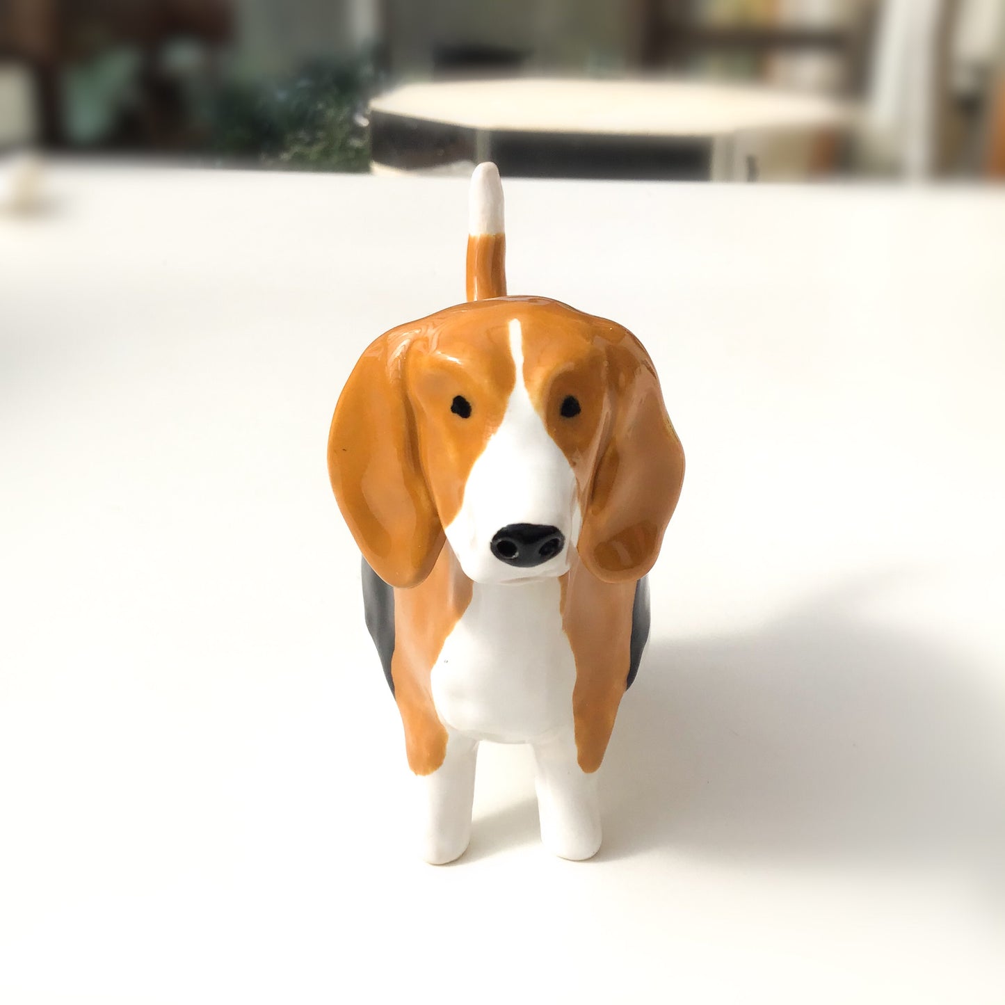 Beagle Dog Planter - Ceramic Dog Plant Pot