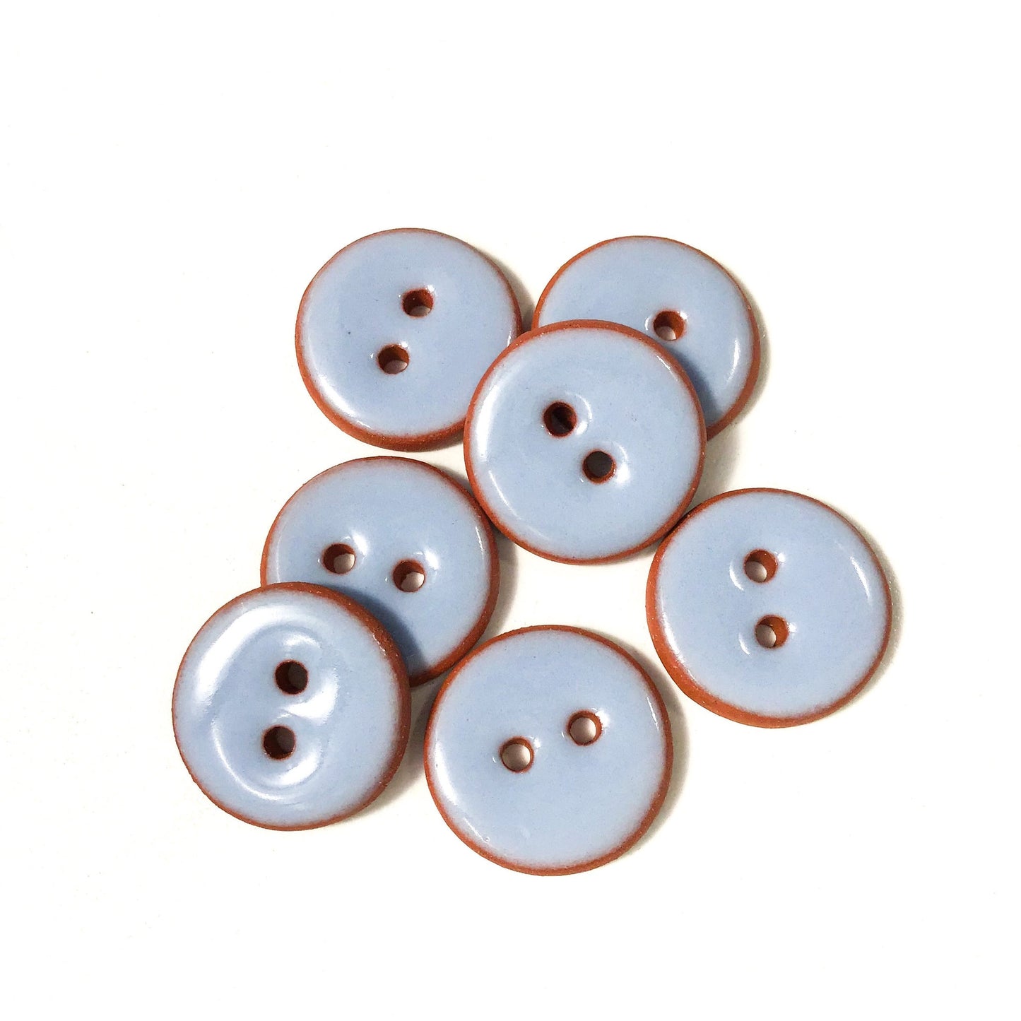 (Wholesale Accounts Only) 3/4" round - flat - red clay (ws-43)