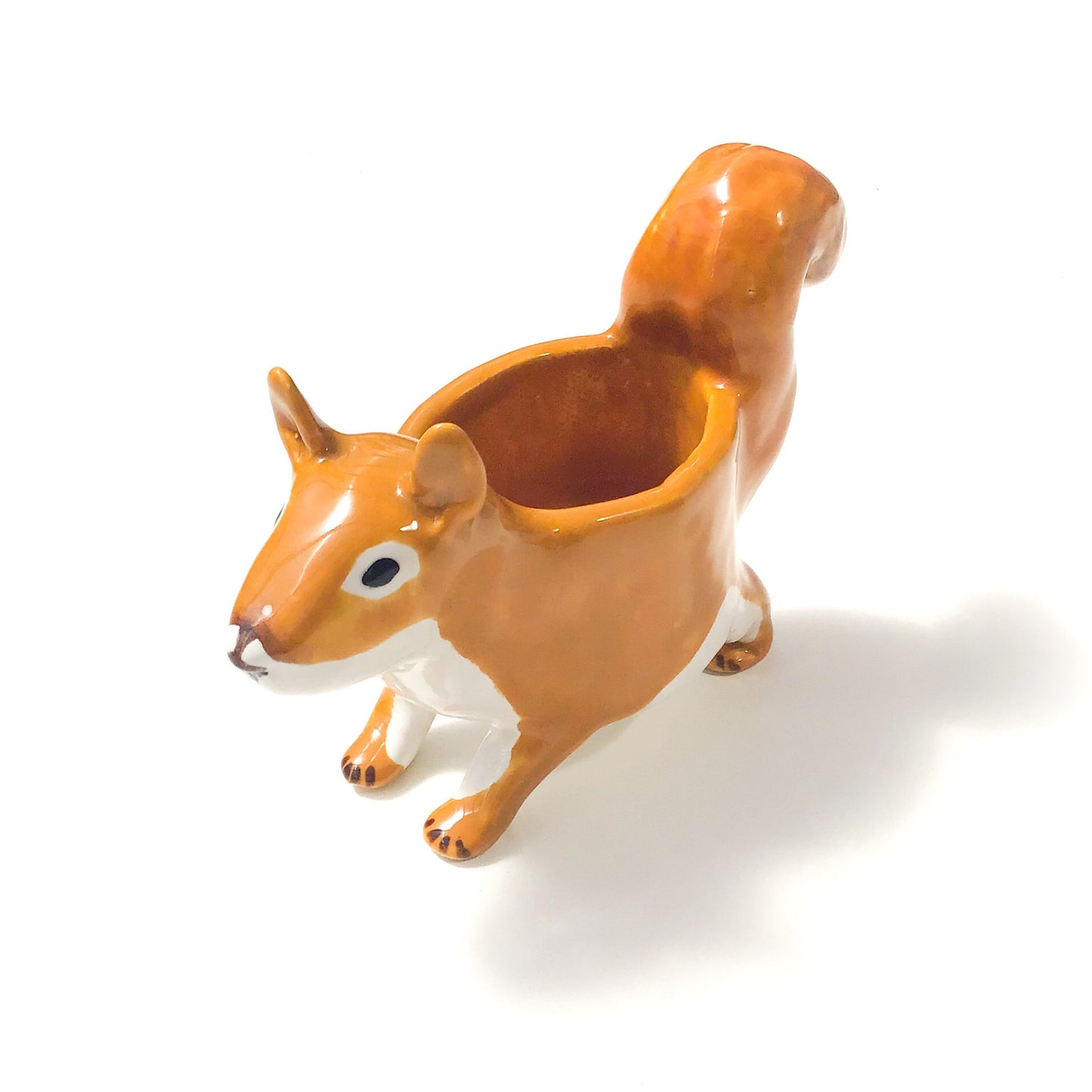 Squirrel Pot - Ceramic Squirrel Planter