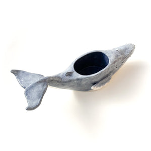 Humpback Whale Pot No.3 - Ceramic Whale Planter