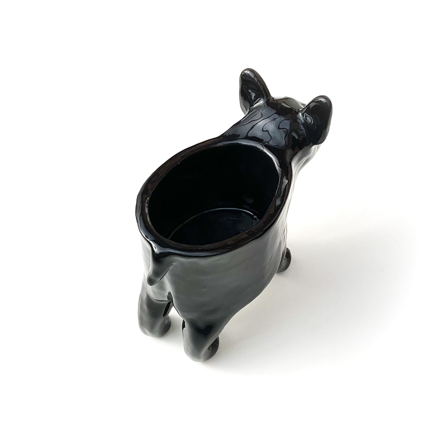 French Bulldog Dog Planter - Ceramic Dog Plant Pot