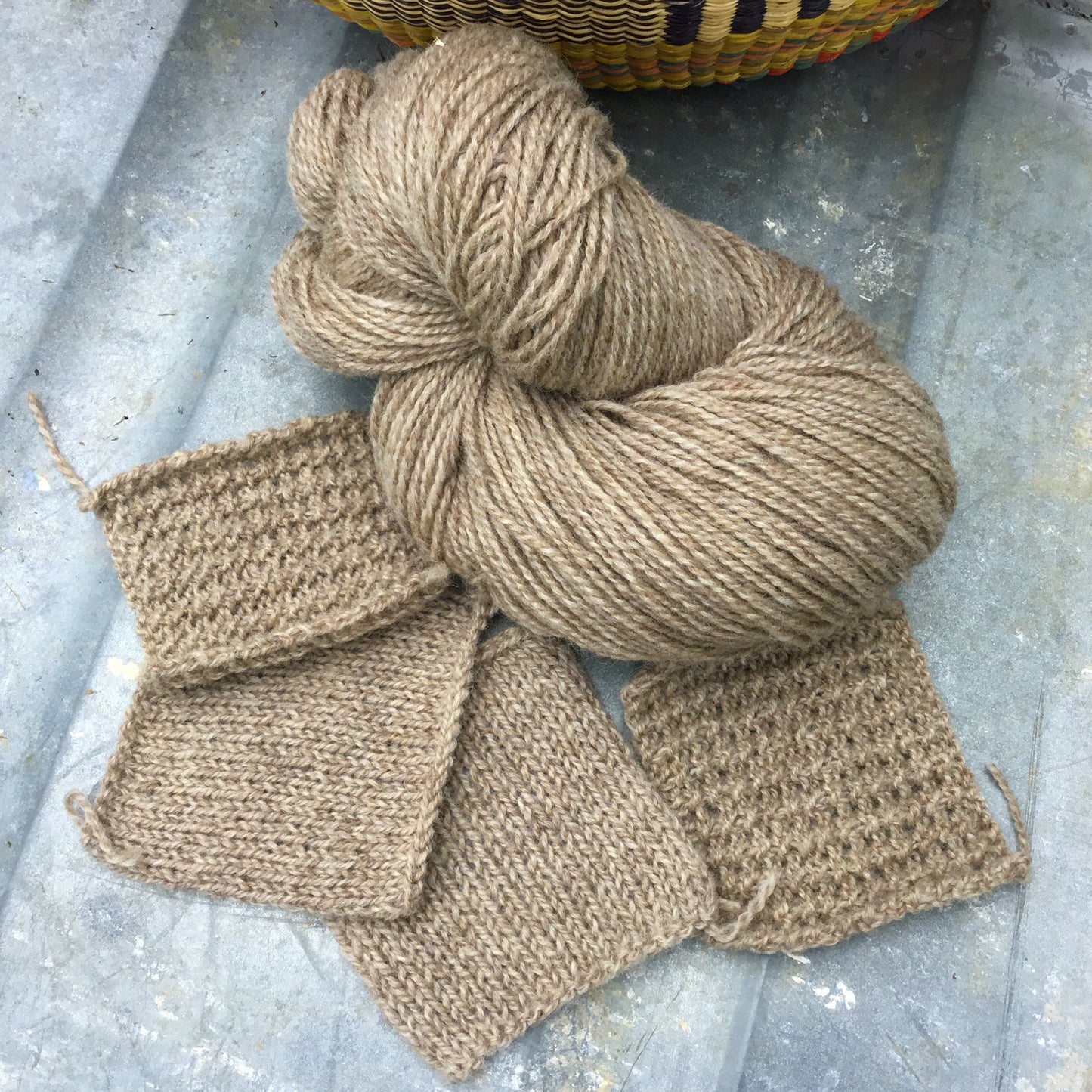 BUCKWHEAT Worsted Wool Yarn (40% Merino 60% Romney) 2 ply - 4 oz skeins