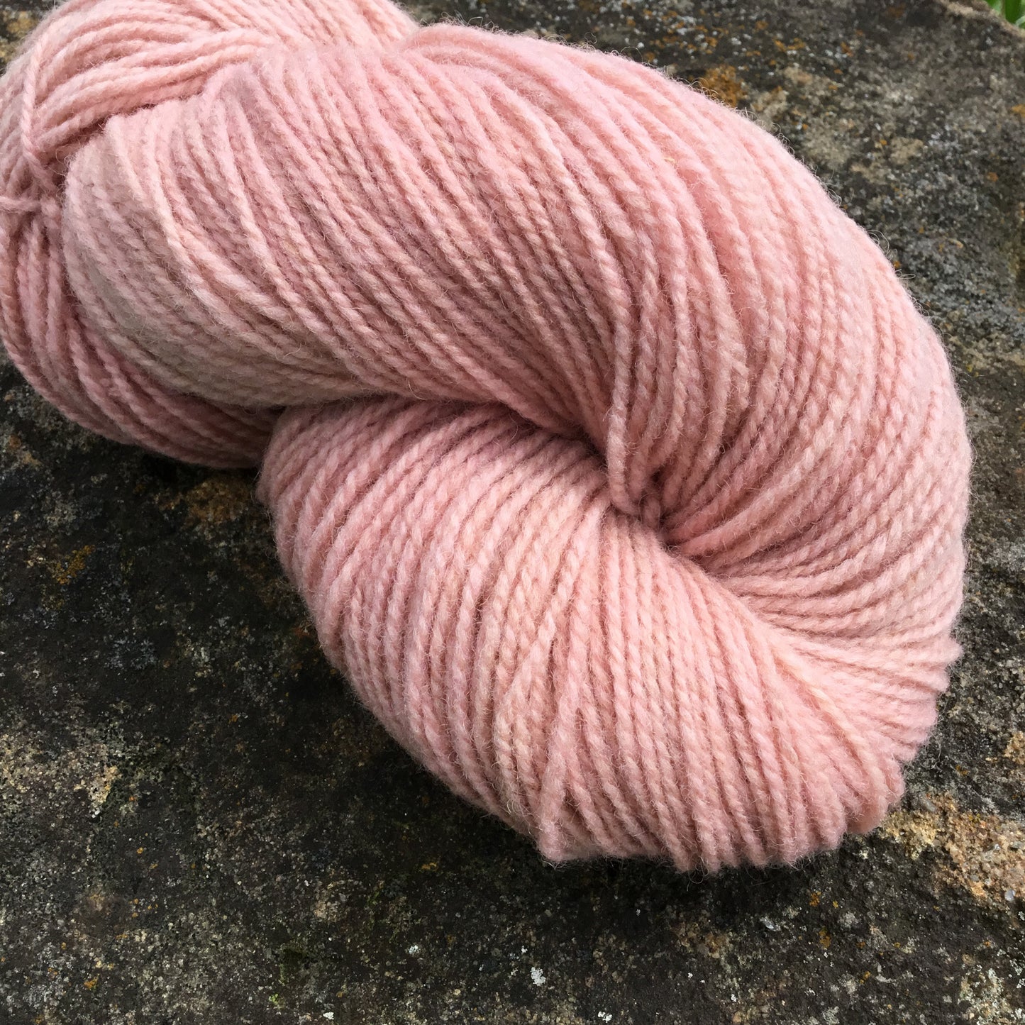 Soft Pink - DK Wool Yarn (80Merino 20Romney) 2 ply - 4 oz skeins
