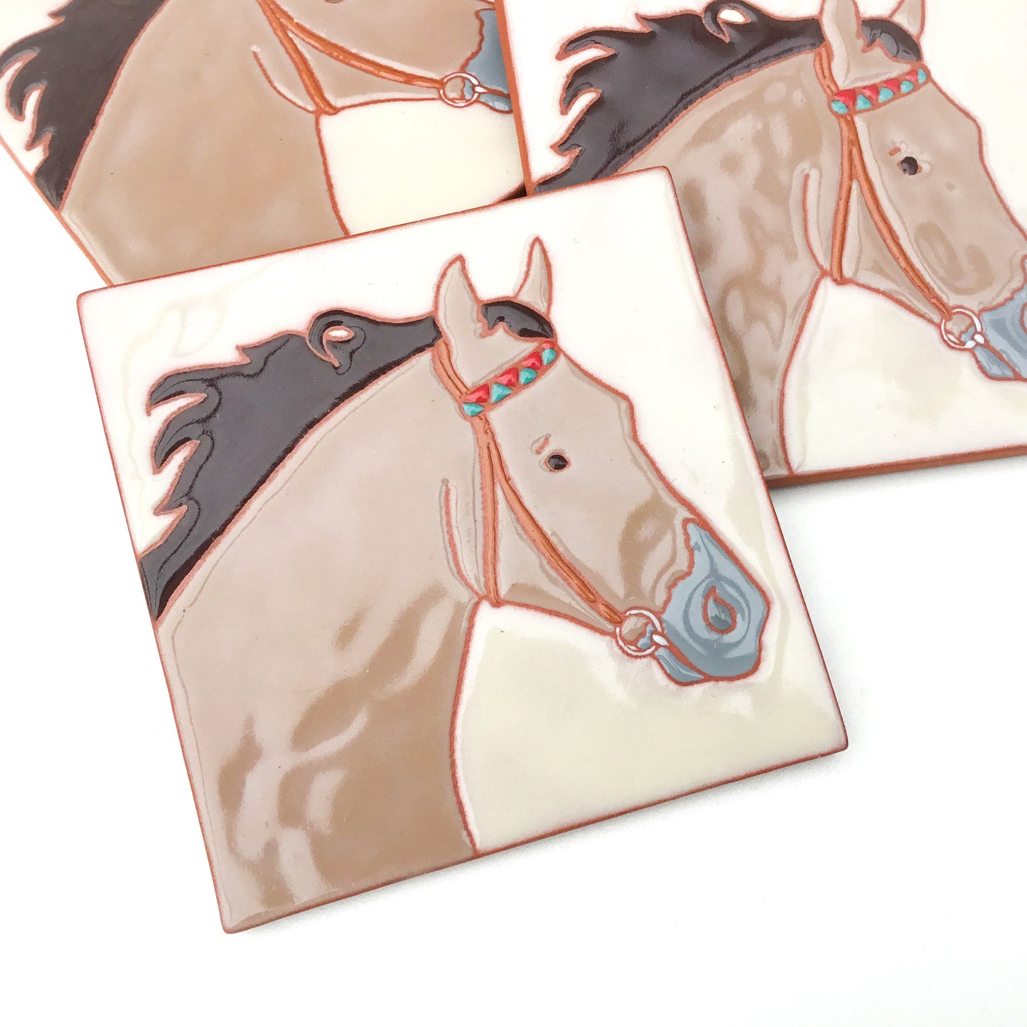 Mustang Horse Coaster / Horse Trivet