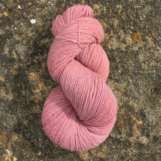 Pink Grape Fingering Wool Yarn (80 Merino/20 Romney) 2 ply - 4 oz skeins