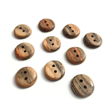 Load image into Gallery viewer, Honey Locust Wood Buttons - 3/4&quot;
