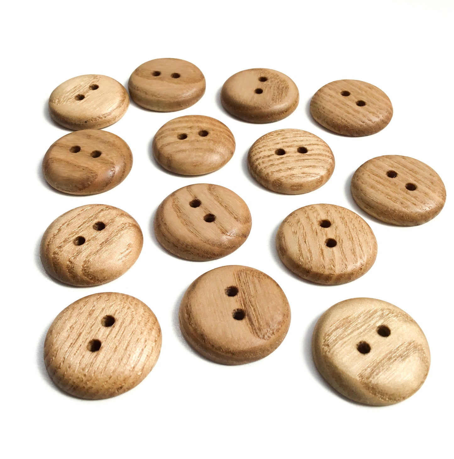 Sassafras Wood Buttons - 1"