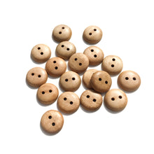 Load image into Gallery viewer, Maple Wood Buttons - 5/8”