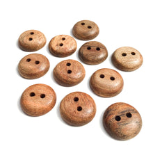 Load image into Gallery viewer, Honey Locust Wood Buttons - 7/8”