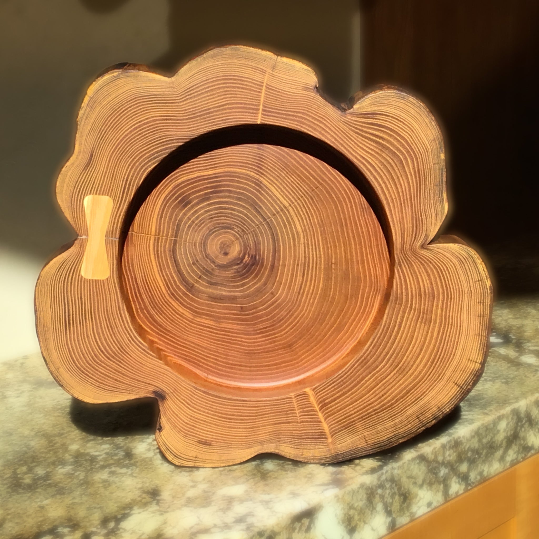 black locust wood bowl